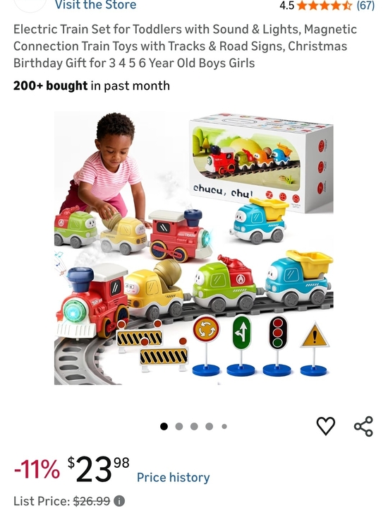 Electric Train Set - Picture 3 of 3